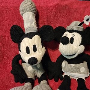 Classic Black and Gray Plush Set